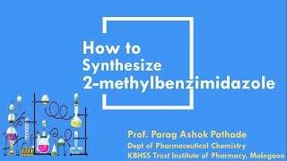 Synthesis of 2 methyl benzimdazole from ophenylene diamine OPD [upl. by Hendricks]