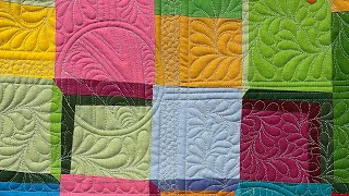 Modern longarm quilting Combining Designs [upl. by Faydra859]