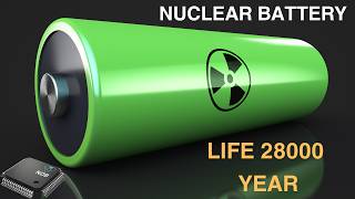 28000 year Nuclear Waste Battery  Nuclear Battery Nuclear Battery Working Nano Diamond Battery [upl. by Gaidano]