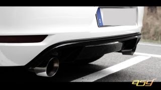 VW Golf 6 GTI  DTH Turbo 70mm Catback feat ASG Sound [upl. by Ytitsahc156]