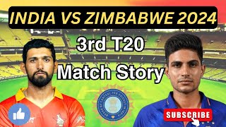 India Vs Zimbabwe 3rd T20 Full Match Highlights IND vs ZIM 3rd T20 Full Highlights [upl. by Mercier]