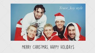 NSYNC  Merry Christmas Happy Holidays trueekey style [upl. by Arenahs]