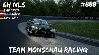 OnBoard  888  Team Monschau Racing UFR Hilft aus  CLN  6H NLS [upl. by Baiss]