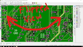 KiCad 50  Flipping your view in PCBnew [upl. by Nairde]