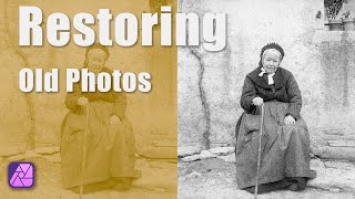 How to Restore Old Photographs Affinity Photo [upl. by Rizzi946]