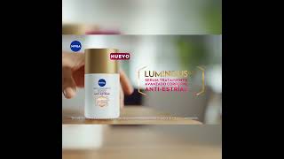 NiveaMexico Nuevo NIVEA Luminous630 Tratamiento Avanzado AntiEstrías skincare shorts [upl. by Ynnij]