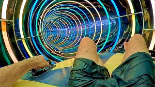 Stuck in a Funnel Water Slide at Columbia Pictures Aquaverse Thailand [upl. by Nerrual]