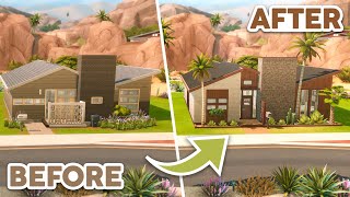 Raffia Quinta Renovation  The Sims 4 Speed Build Base Game Renovation [upl. by Arimat]