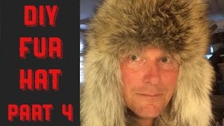 coyote fur trappers hat PART 2 [upl. by Whyte]