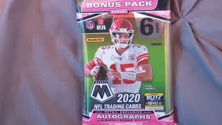 2020 Mosaic Jumbo Football pack looking for Jordan Love Herbert Jefferson Lamb Burrow nfl cards [upl. by Dygall]