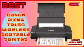 Best Canon PIXMA TR150 Wireless Portable Printer Review [upl. by Ittak]