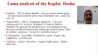 Atma Laxanas of Pitta dosha and Kapha dosha Part  27 [upl. by Vani]