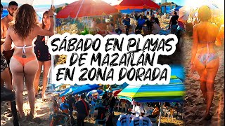 PLAYAS de Mazatlan en ZONA DORADA en MAYO 2023  Que hacer en Mazatlan  Playas de Mexico [upl. by Rolyt]