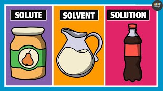 Solute Solvent and Solution  Chemistry [upl. by Aizatsana]