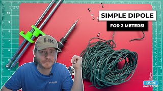 Building a CHEAP DIY 2 Meter Dipole Antenna [upl. by Eniladam]