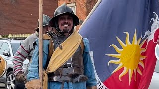 The Battle of Nantwich Procession 2024 [upl. by Aronaele]