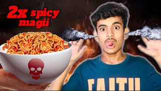 2x Spicy 🌶️ Noodles Challenge  Win 500 prise 🤑  Aliraza vs Hussain  ALIRAZA VLOG 😎 [upl. by Horwath919]