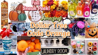 🍁😯🌳DOLLAR TREE SHOP WITH ME FALL HALLOWEEN 2024 CODE ORANGE amp MORE🍁🎃 [upl. by Tomkins3]