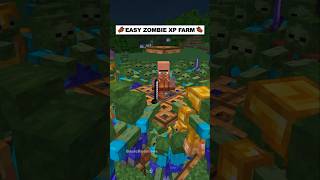 Minecraft Zombie XP Farm shorts [upl. by Dorlisa]