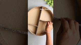 Cardboard wall shelf craft ideasbest out of waste youtubeshorts shorts diy [upl. by Retsim]