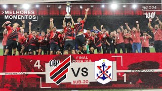 Furacão CAMPEÃO da Copa Sul Sub20 Athletico Paranaense 4x1 Marcílio Dias  GOLS [upl. by Mignonne]