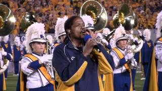 Landau Eugene Murphy Jr Sings National Anthem at WVU vs LSU Game [upl. by Karie834]