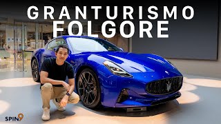 spin9 พาชม Maserati GranTurismo Folgore — ไฟฟ้าล้วน 3 มอเตอร์ตัวแรง เริ่มต้น 129 ล้านบาท [upl. by Llereg]