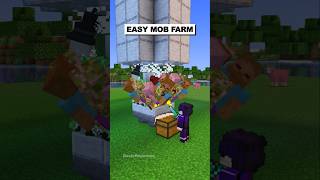 Minecraft Mob Farm minecraft shorts [upl. by Rratsal]