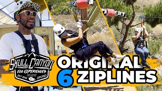 Skull Canyon Ziplines  Original 6 Courses in Corona CA SoCal [upl. by Potash]