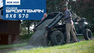 2025 POLARIS SPORTSMAN 6x6 570  Polaris Off Road Vehicles [upl. by Hippel]