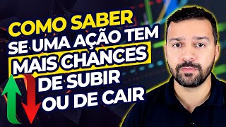 Como saber se uma AÇÃO tem mais chances de SUBIR ou de CAIR [upl. by Reaht]