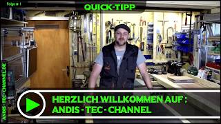 ✯ 1 QuickTipp  Werkstücke im Schraubstock einspannen [upl. by Rogergcam256]