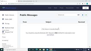 Mailinator Tutorial Web Socket Example and How to Read Emails from Mailinator [upl. by Laaspere]