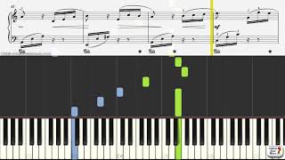 Learn Fur Elise Sheet Music by Beethoven  Keyboard Practice Video [upl. by Kobi]