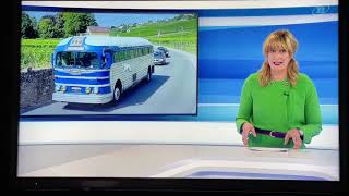 Restoration of a Greyhoundbus Silversides EP 29 TV report by TeleBielingue in Swiss German [upl. by Nahtnhoj103]