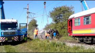 Bergung eines ÖBB Güterwagen [upl. by Eduj220]