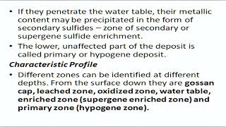 Supergene Enrichment Deposits [upl. by Chao]