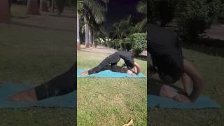 Back bending yoga🧘‍♀️🕉yoga fitness strength yogalovers [upl. by Wolfe]