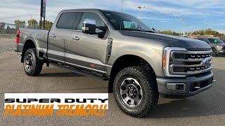 2023 F350 PLATINUM TREMOR The nicest SUPER DUTY [upl. by Ackley]