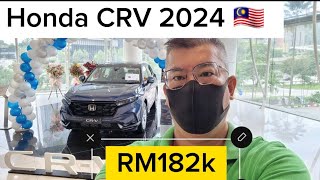 Honda CRV Spek V 2024 Malaysia 🇲🇾 [upl. by Aizahs922]