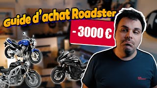 voici les roadster à choisir pour moins de 3000 euros guide dachat moto 2023 [upl. by Olsewski]