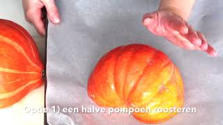 DIY Pompoen Roosteren in de oven [upl. by Venator]