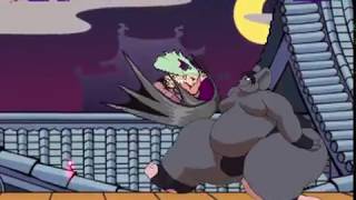 Mugen Request Lardo Rat vs Morrigan [upl. by Publias627]