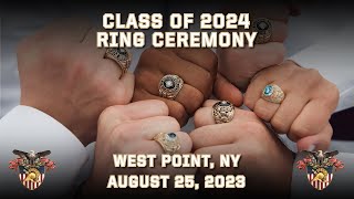 West Point Class of 2024 Ring Ceremony [upl. by Ulphia]