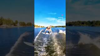 POV Insta360  Is Ronix One the poppiest wakeboard youtubeshorts water sunset lake moomba [upl. by Yerfej678]