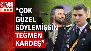 Tarkandan quotİnci Tanemquoti söyleyen genç teğmene tebrik [upl. by Hoffmann]