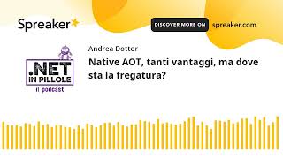 Native AOT tanti vantaggi ma dove sta la fregatura [upl. by Mattie]