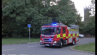 Cambridgeshire Fire amp Rescue Service Stanground ERP72reg Scania Turnout August 2023 [upl. by Victory974]