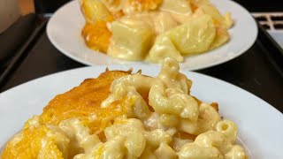 OLD SCHOOL MACARONI AND CHEESE 🧀OLD SCHOOL CHEESY AU GRATIN POTATOES🥔 HAPPY THANKSGIVING 🦃🍁🦃 [upl. by Hawken959]