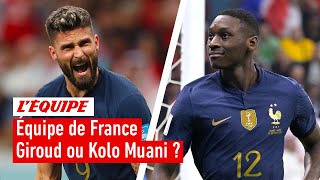 Giroud ou Kolo Muani qui doit être lattaquant titulaire des Bleus [upl. by Obediah497]